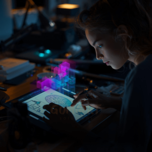 Hybrid Graphic Designing (AI tools + Designer Creativity)